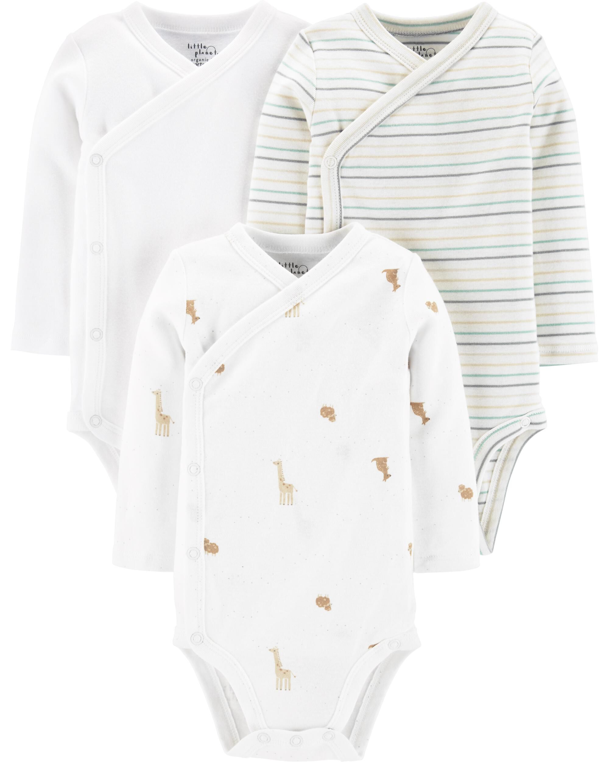 carter's side snap onesies