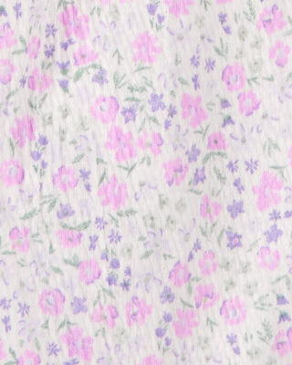 Product image 2 of Baby 2-Piece Floral Jumpsuit & Headwrap - Purple