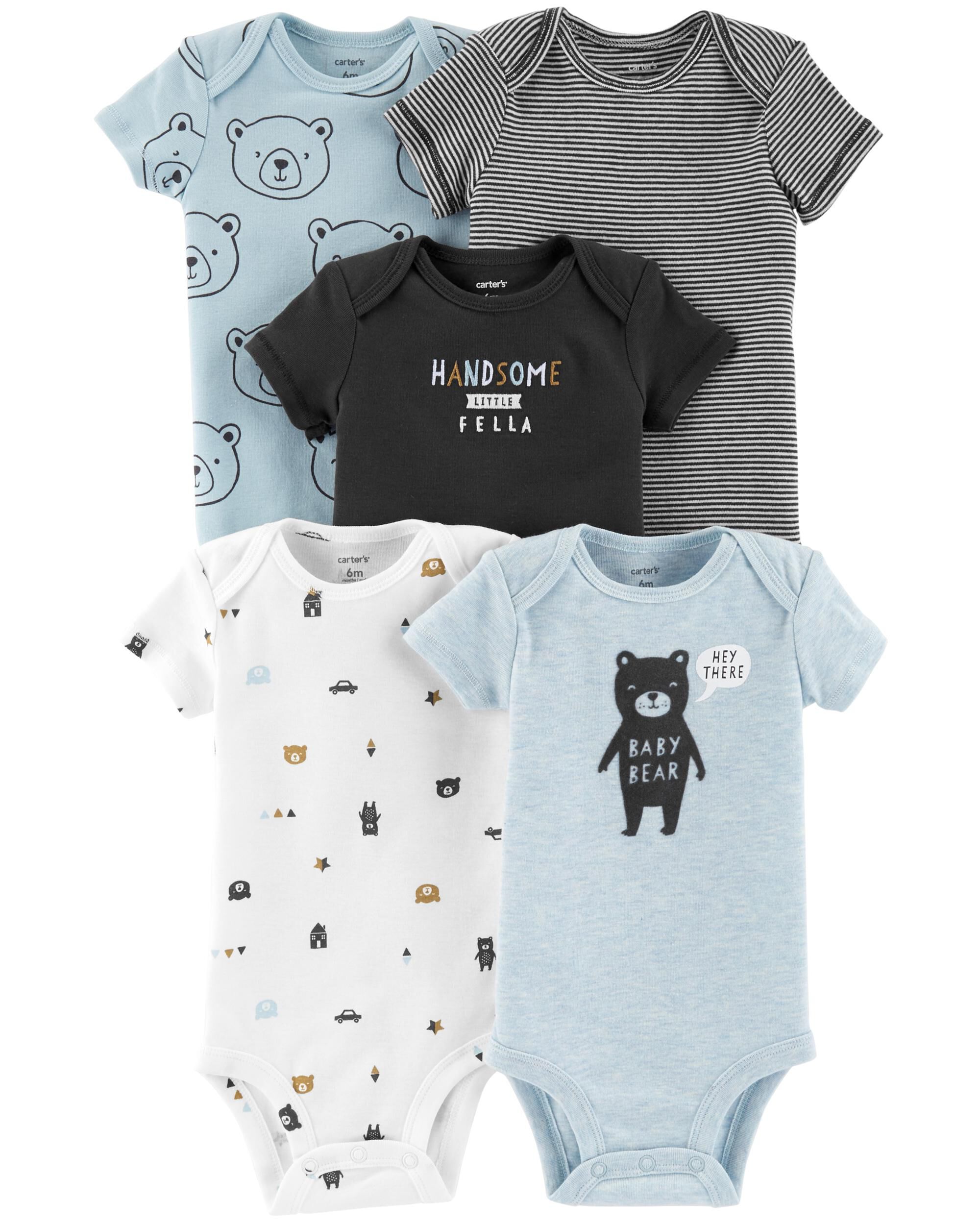 5-Pack Bear Original Bodysuits 