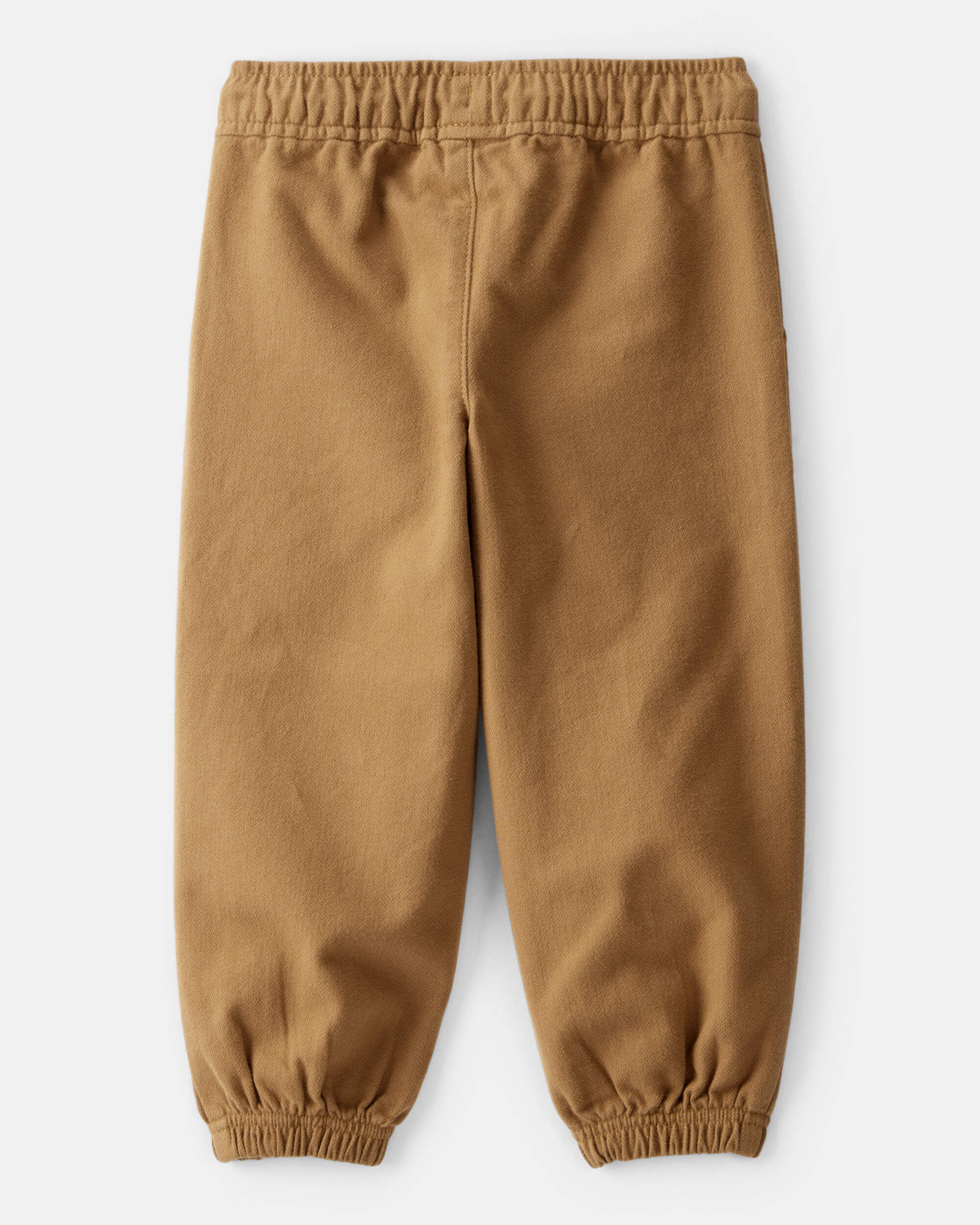 Toddler Boy  Herringbone Woven Pull-On Jogger - Brown