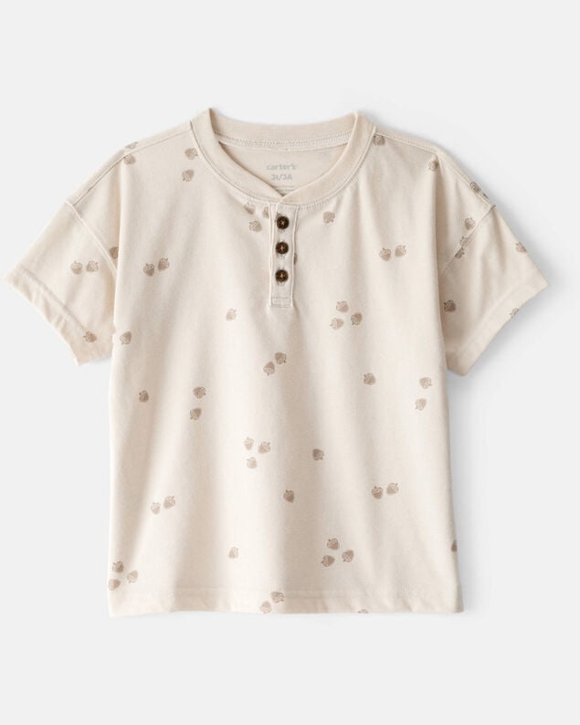 Product image 1 of Toddler Boy Acorn Short-Sleeve Tee - Ivory
