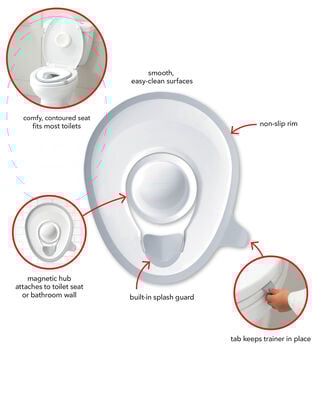 Product image 2 of Easy-Store Toilet Trainer - White

