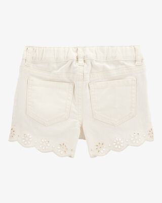 Product image 2 of Toddler Iconic Eyelet Short - Cream