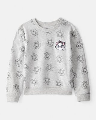 Girls Disney© Minnie Mouse Pullover Sweatshirt - Cream