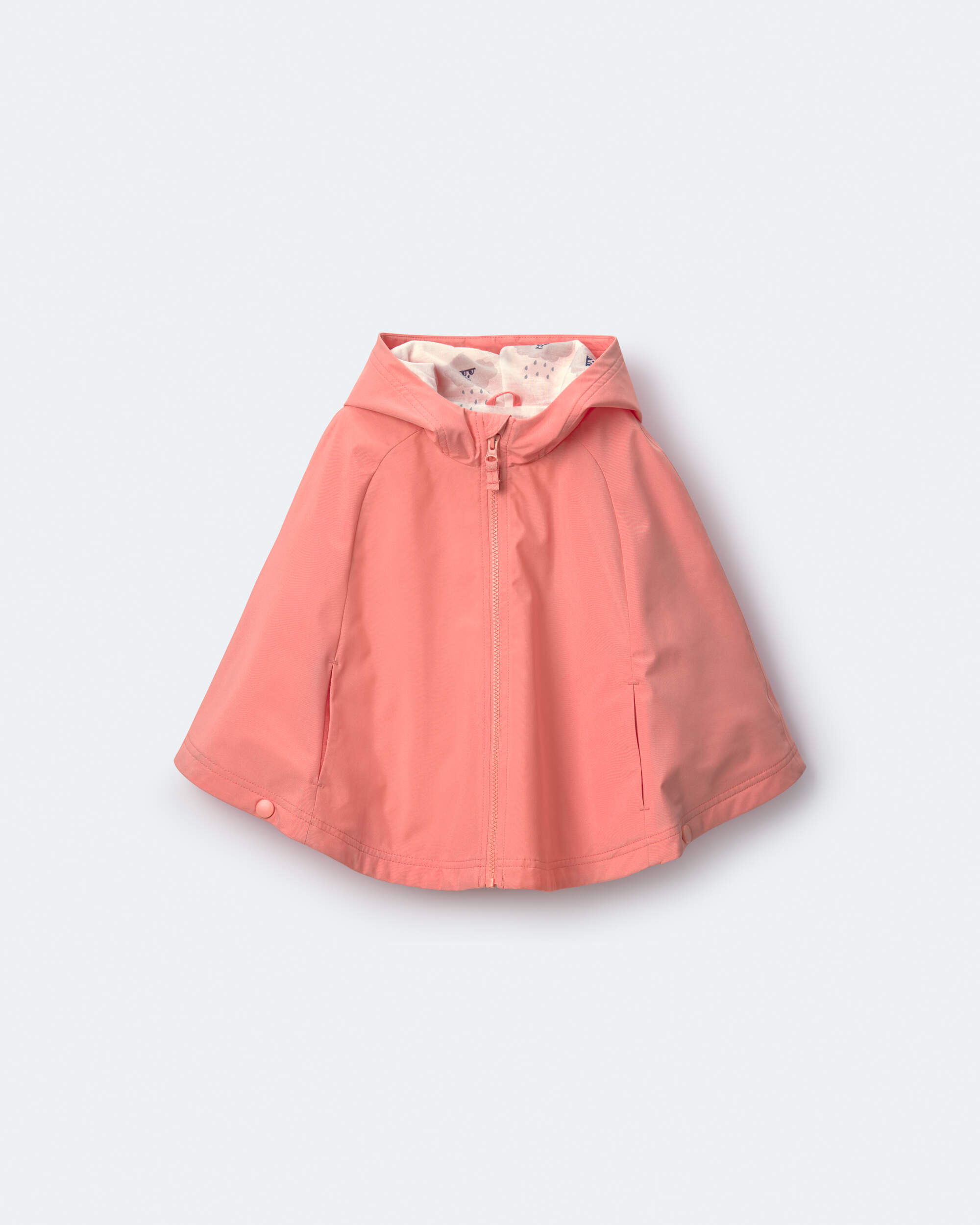 Otter Avenue Toddler Girl Rain Poncho 12M Coral 29$