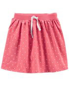 Polka Dot Jersey Skort, , hi-res