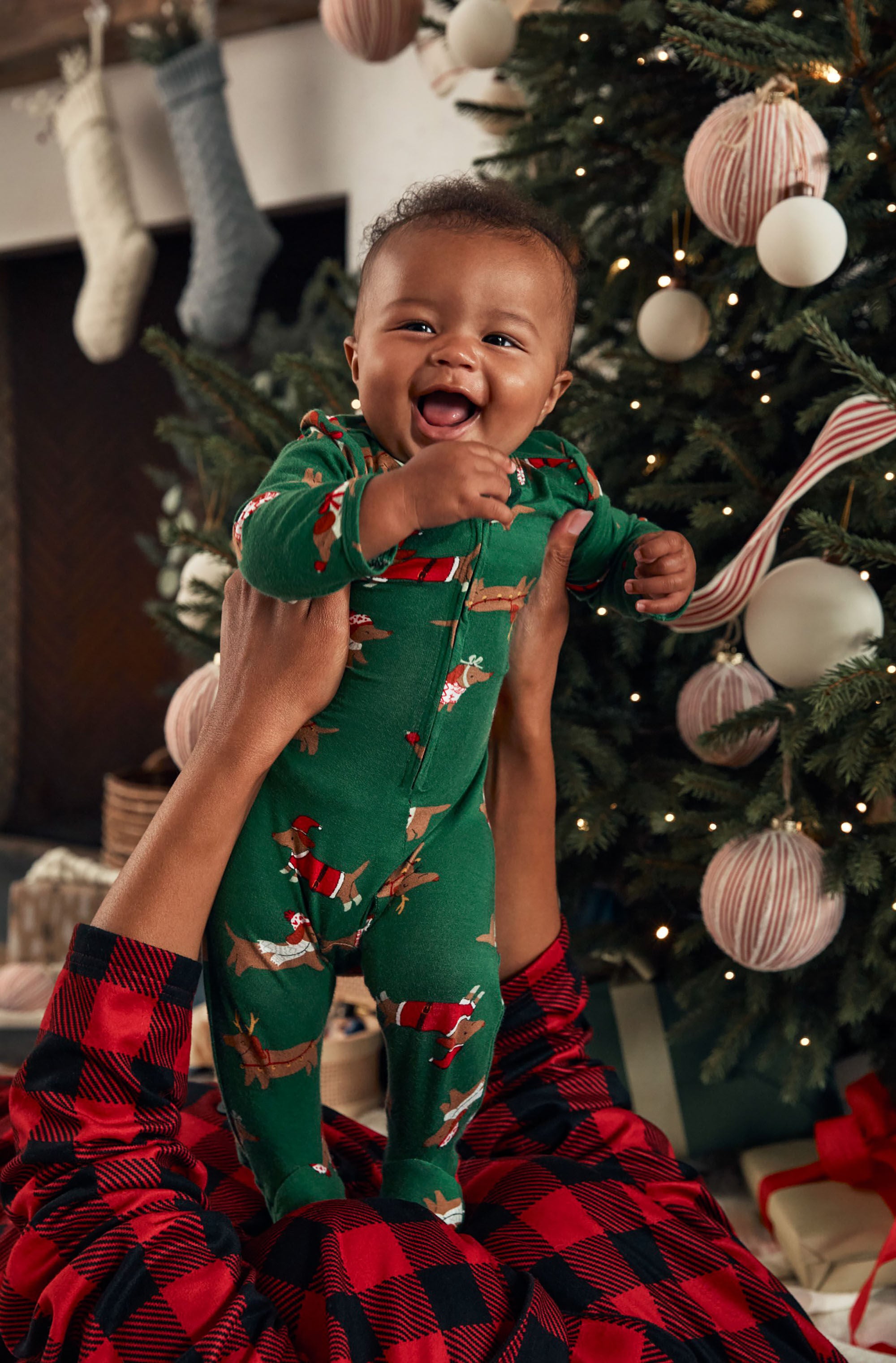 Baby Christmas Dog Zip Up PurelySoft Sleep Play Pajamas Carter s Carter s