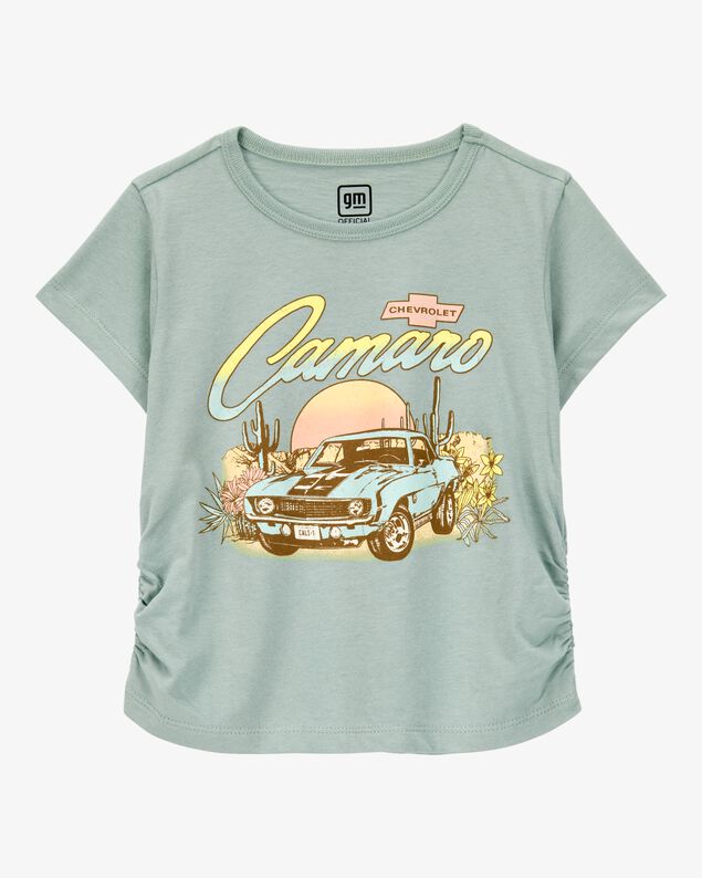 Product image 1 of Girls Camaro Short-Sleeve Graphic Tee - Green
