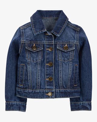 Product image 1 of Toddler Basic Denim Jacket - Dark Wash