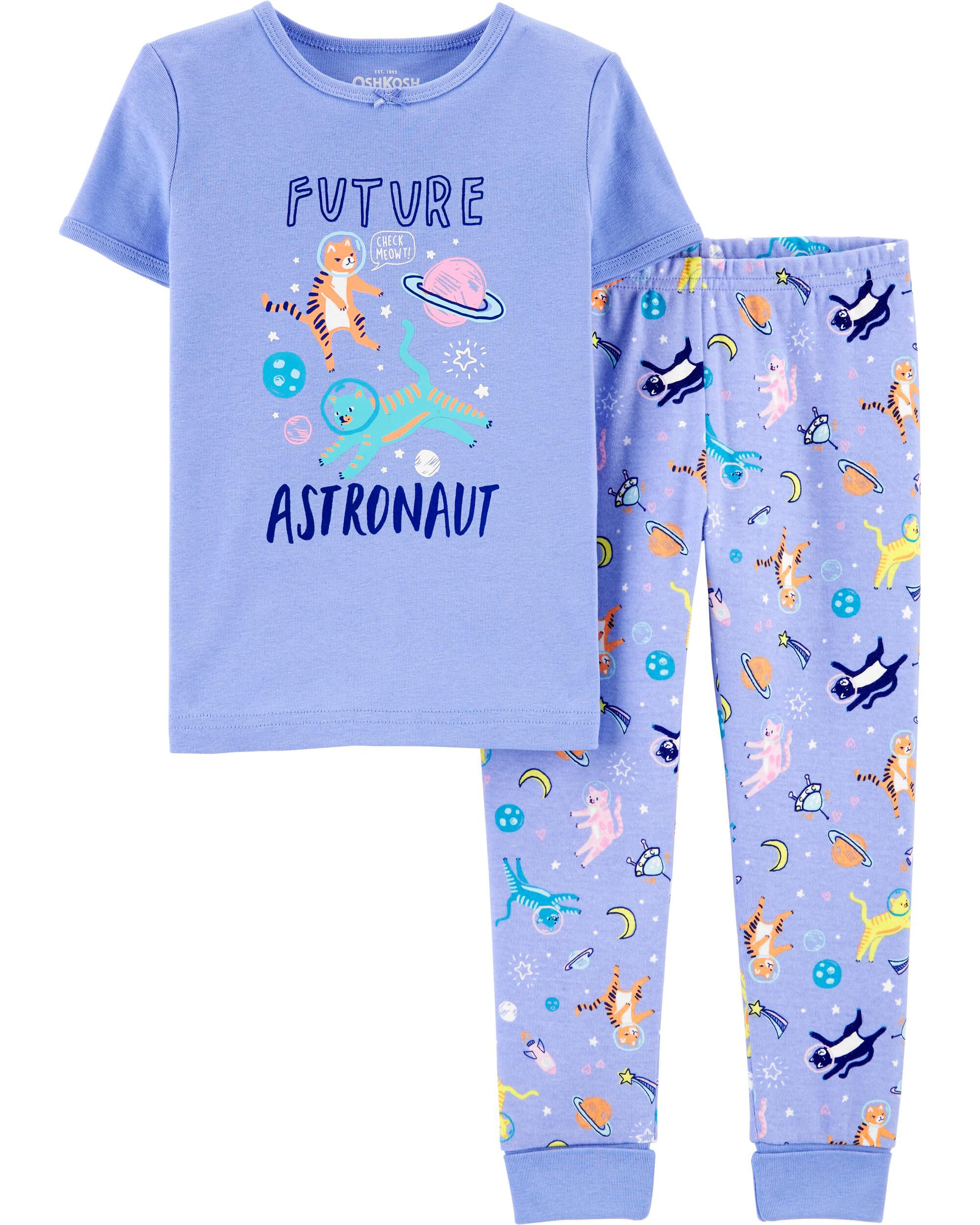 Carters Baby Boys 4 Piece Snug Fit Cotton Pajamas Astronaut