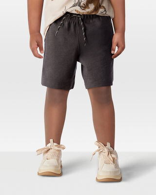 Product image 2 of Toddler Pull-On Cotton-Blend Shorts - Black
