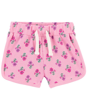 Baby Thermal Pull-On Floral Shorts