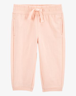 Product image 1 of Baby Pull-On French Terry Joggers - Pink
