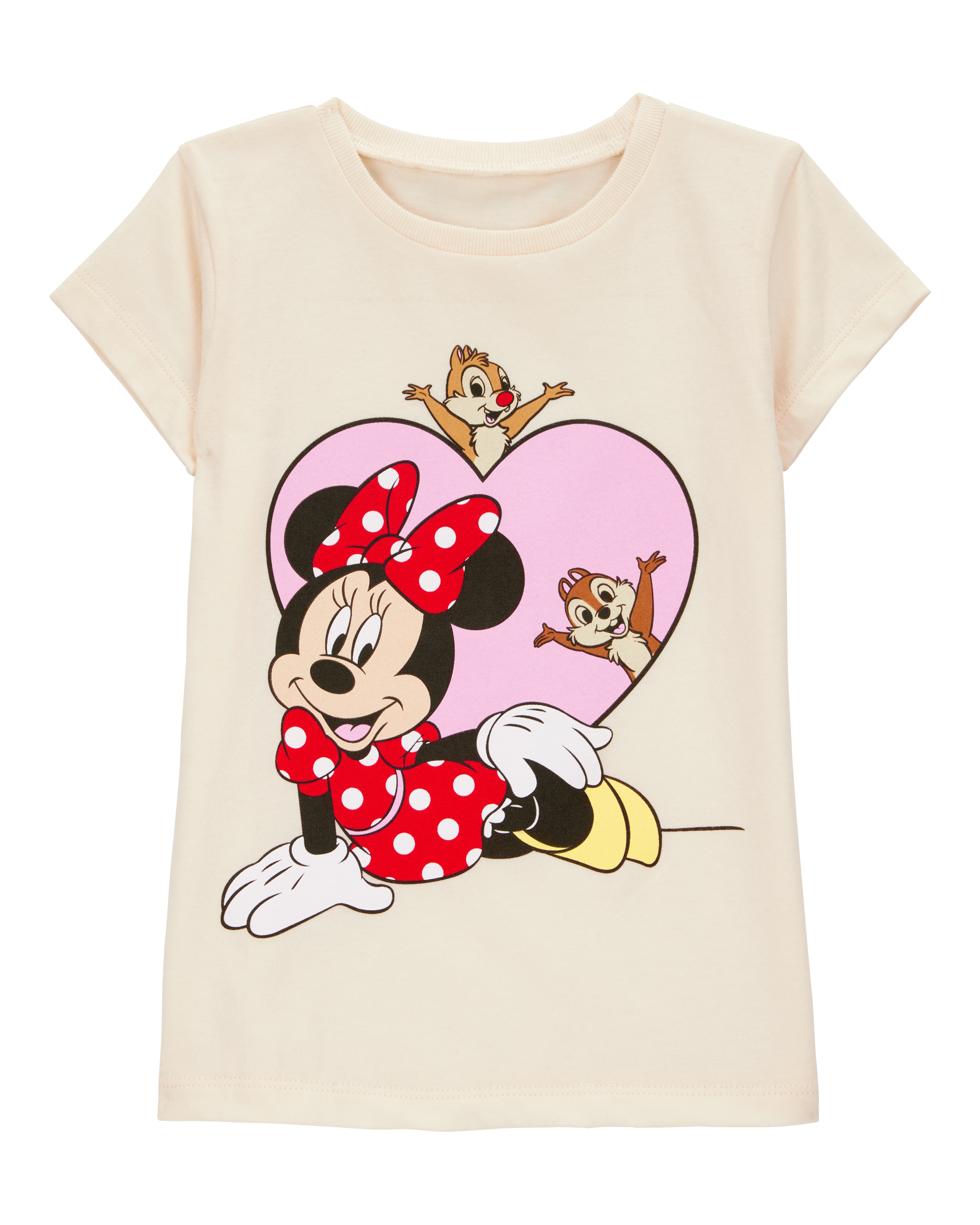 Toddler Girl Disney© Minnie Mouse Short-Sleeve Graphic Tee - Ivory