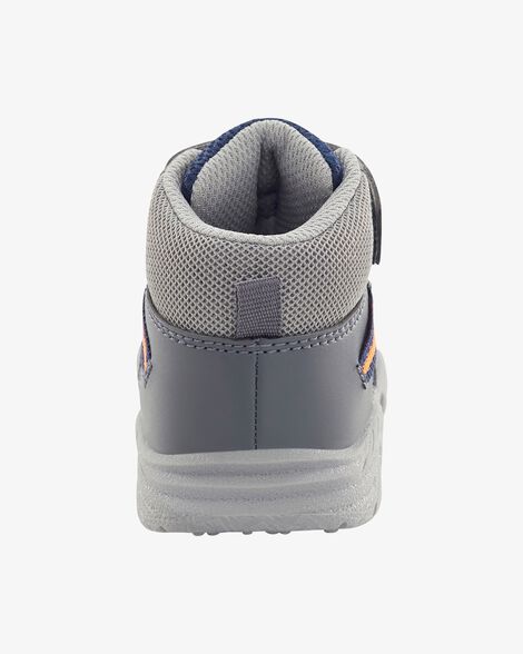  Product image 3 of  Every Step® First Walker  High-Top Athletic Sneakers - Grey/Navy