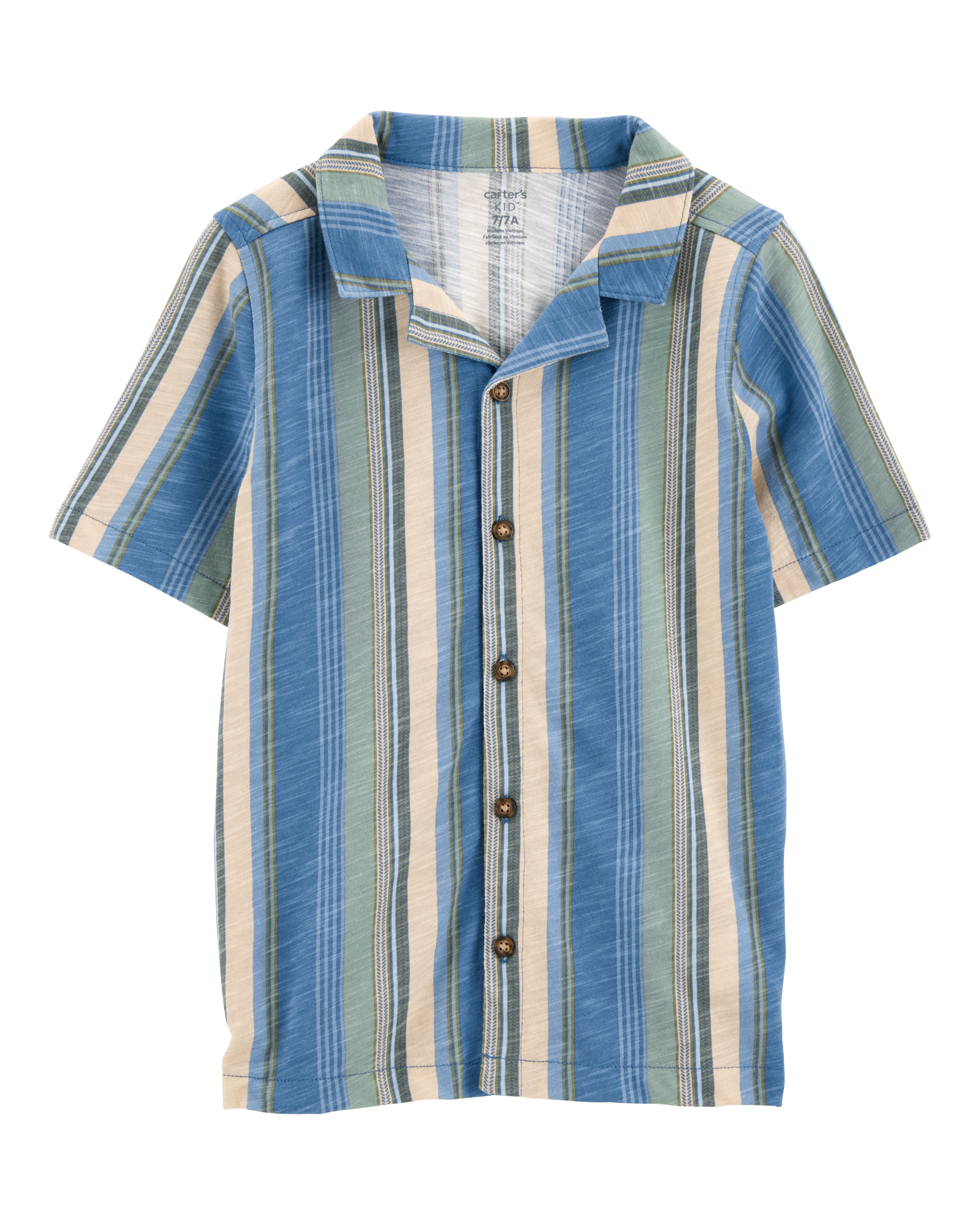 Kid Striped Button-Down Shirt