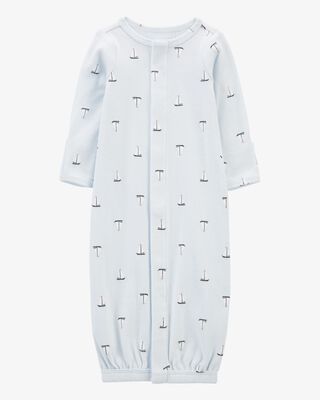Product image 1 of Baby Preemie Sailboat Sleeper Gown