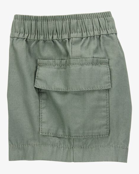  Product image 3 of Baby Cargo Drawstring Shorts - Green