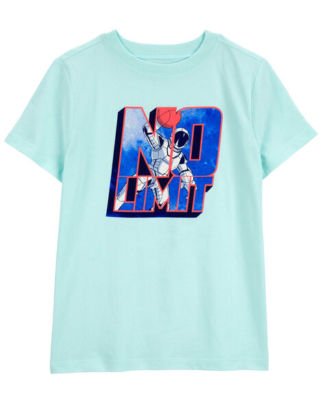  Product image 1 of Kid Astronaut Basketball Graphic Tee