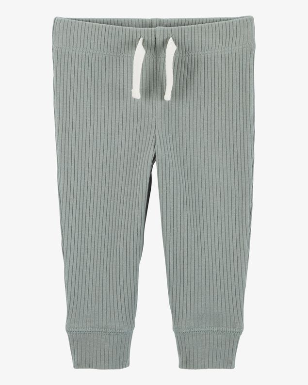 Product image 2 of Baby 3-Piece Ribbed Outfit Set - Green