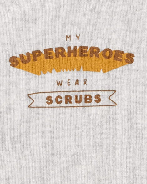  Product image 3 of Baby Preemie Superheroes Wear Scrubs Tee