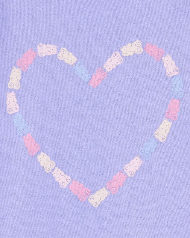 Product image 2 of Toddler Girl Gummy Bear Heart Graphic Tee