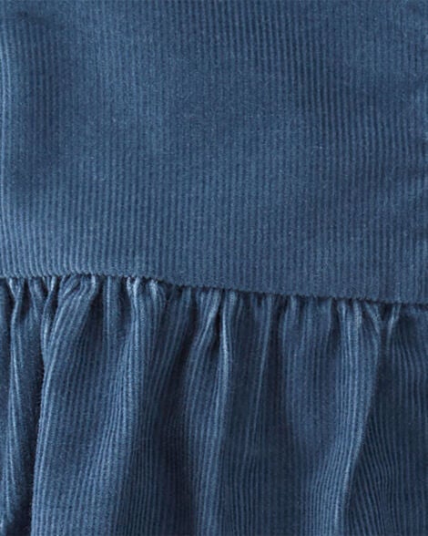  Product image 4 of Baby Organic Cotton Corduroy Pocket Dress in Dark Sea Blue