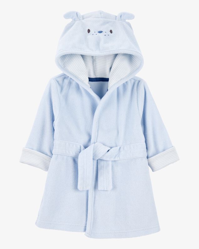 Product image 1 of Baby Dog Hooded Terry Robe - Blue