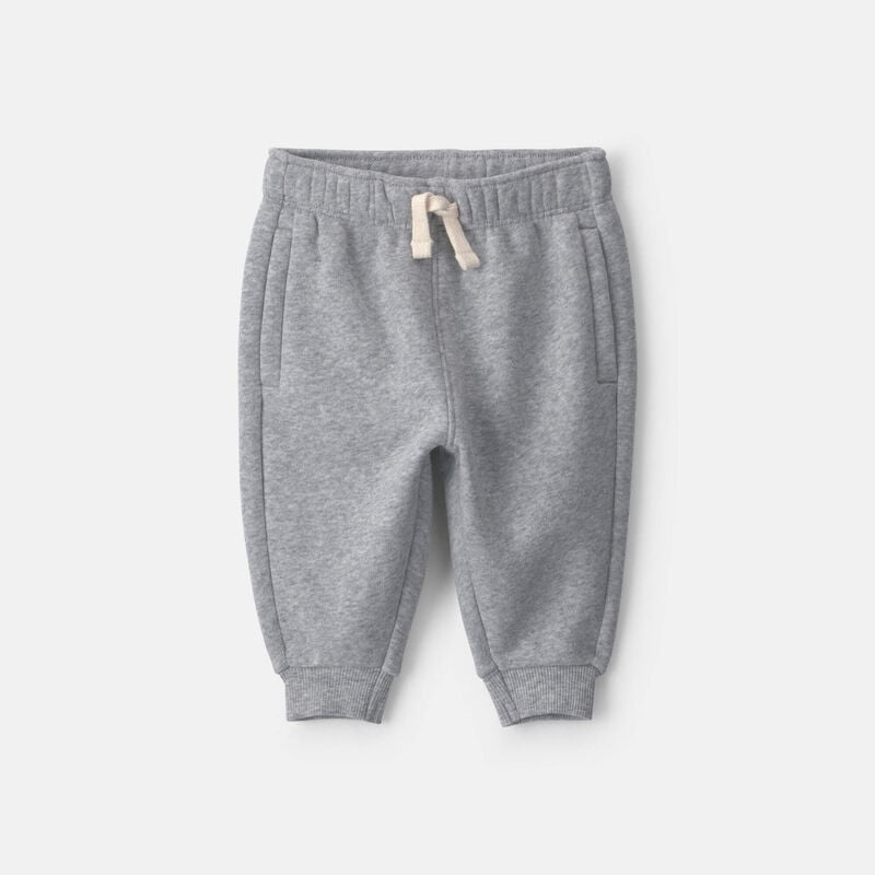 Baby Boy Fleece Pants - Grey
