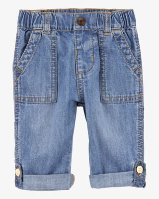 Product image 1 of Baby Roll-Up Cuff Jeans - Blue