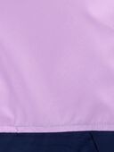 Lilac/Navy - Kid Lightweight Colorblock Packable Windbreaker, Selected