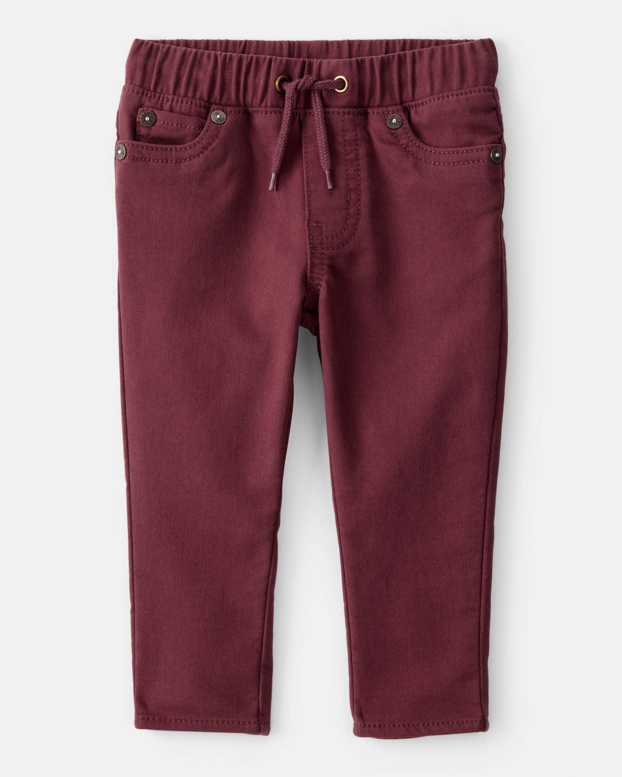Baby Boy  Pull-On Slim Fit Pants - Red