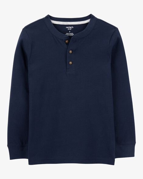 Product image 1 of Kid Long-Sleeve Henley Tee