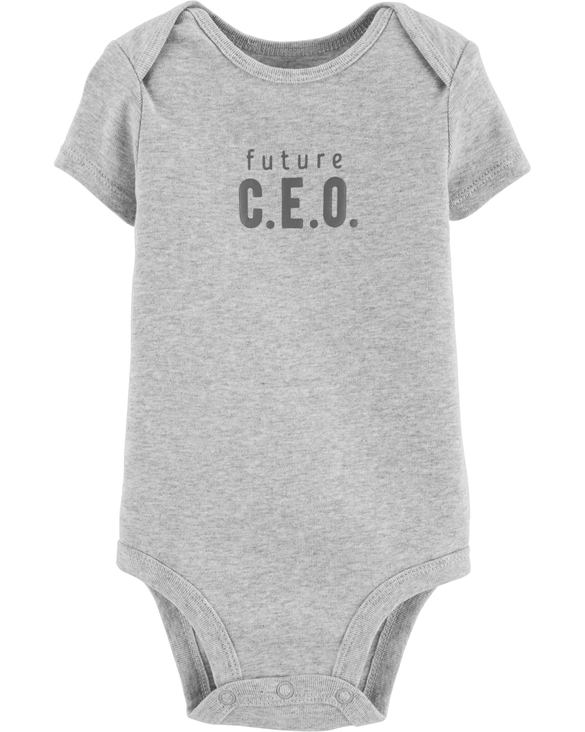 carter's black onesie