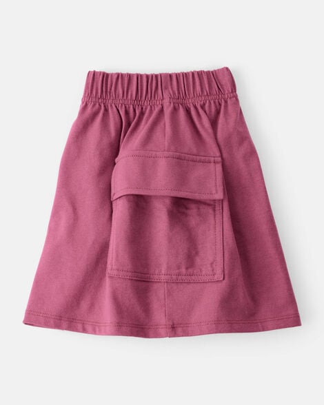 Kid 2-Piece London Short-Sleeve Top & Skirt Set - Pink