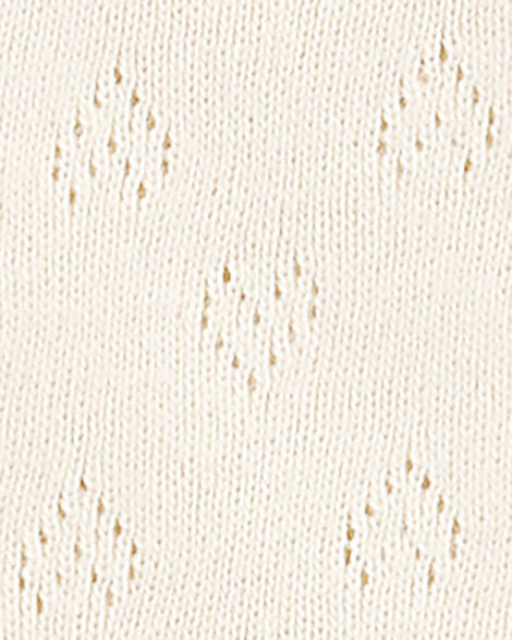 Baby 3-Piece Pointelle Heart Set - Cream