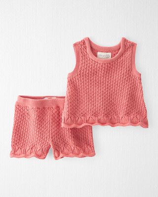 Product image 1 of Baby 2-Piece Organic Cotton Sweater Knit Set