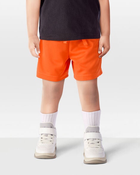  Product image 2 of Toddler Active Mesh Shorts - Orange