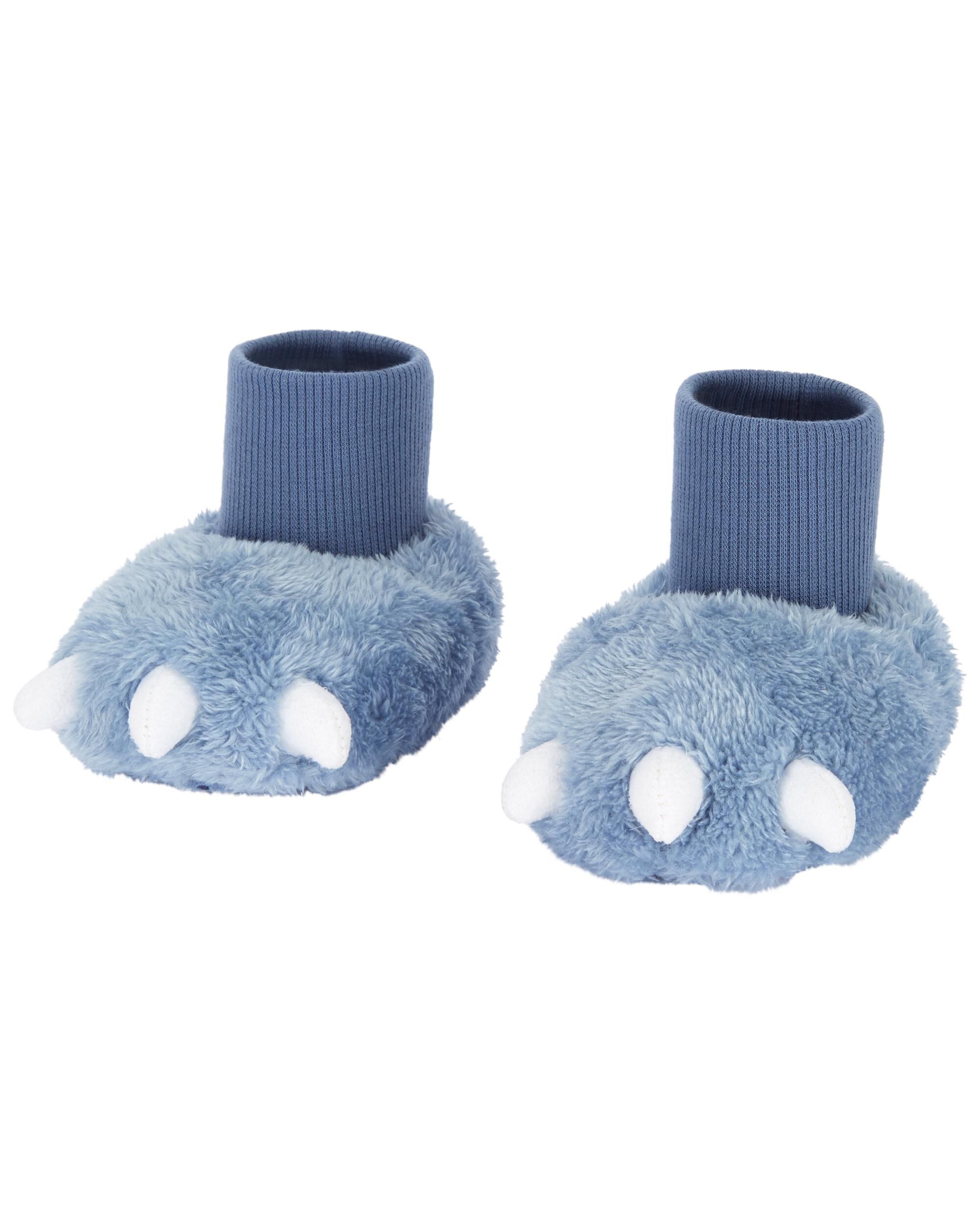 Baby Dinosaur Soft Slippers Blue Carter s Carter s