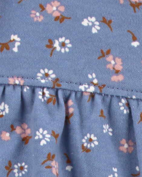  Product image 2 of Baby Floral Snap-Up Cotton Sleep & Play Pajamas