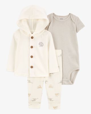 Product image 1 of Baby 3-Piece Elephant Little Jacket Set