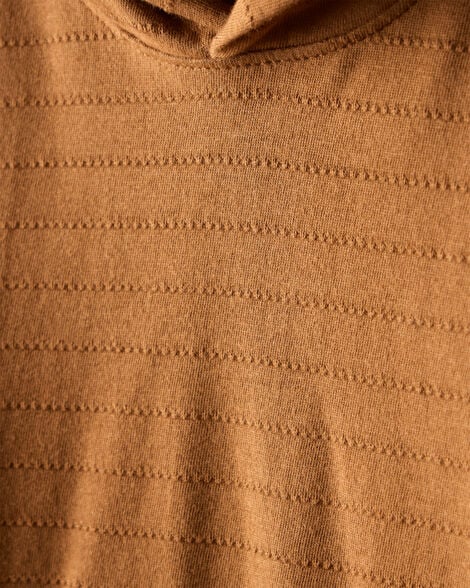 Product image 2 of Baby Boy Cotton Long-Sleeve Hooded Top - Brown