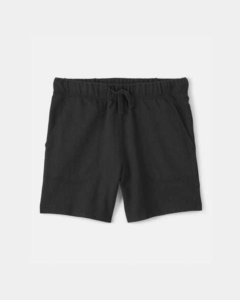 boys french terry shorts - black