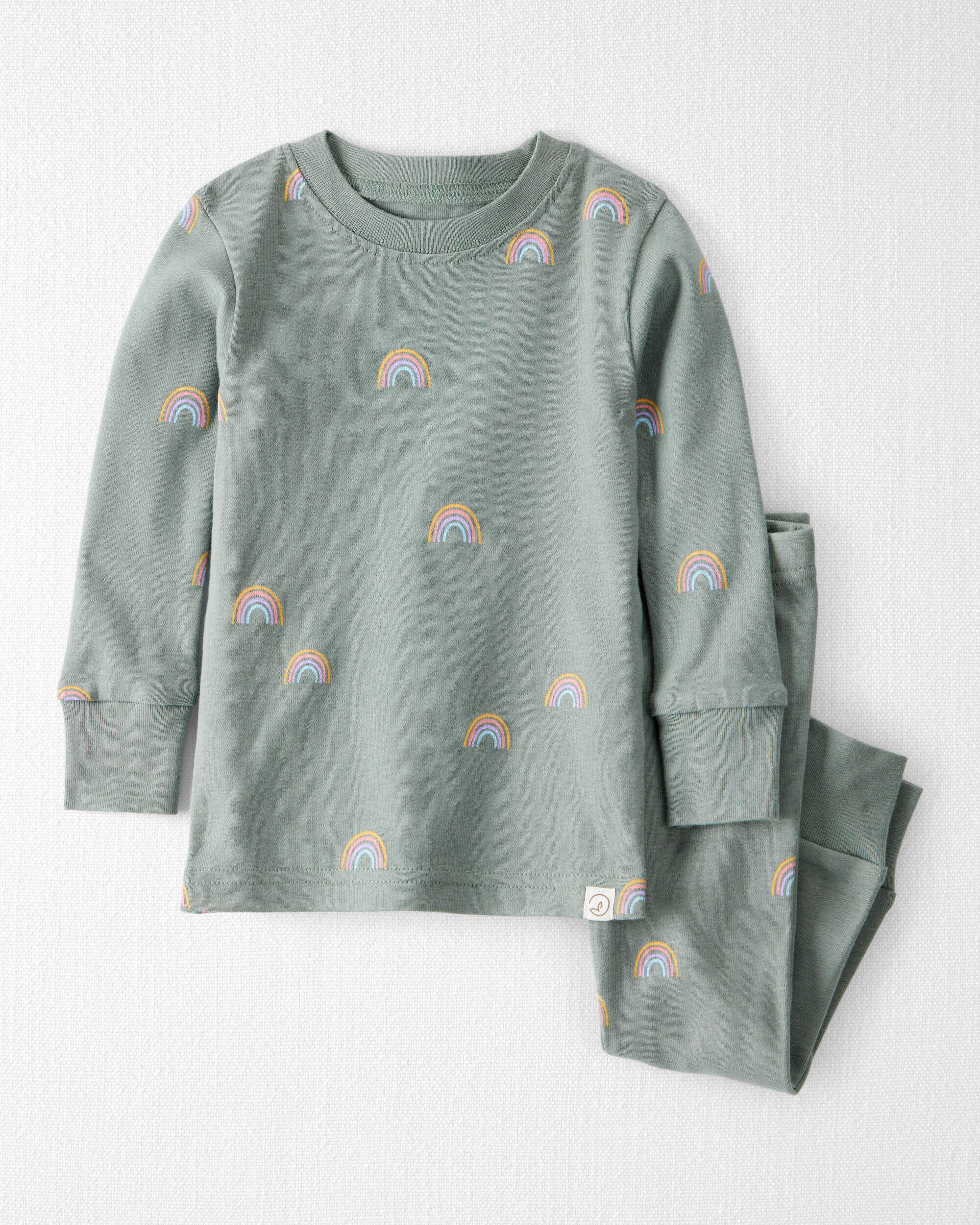 Baby Organic Cotton Pajamas Magical Rainbow Print