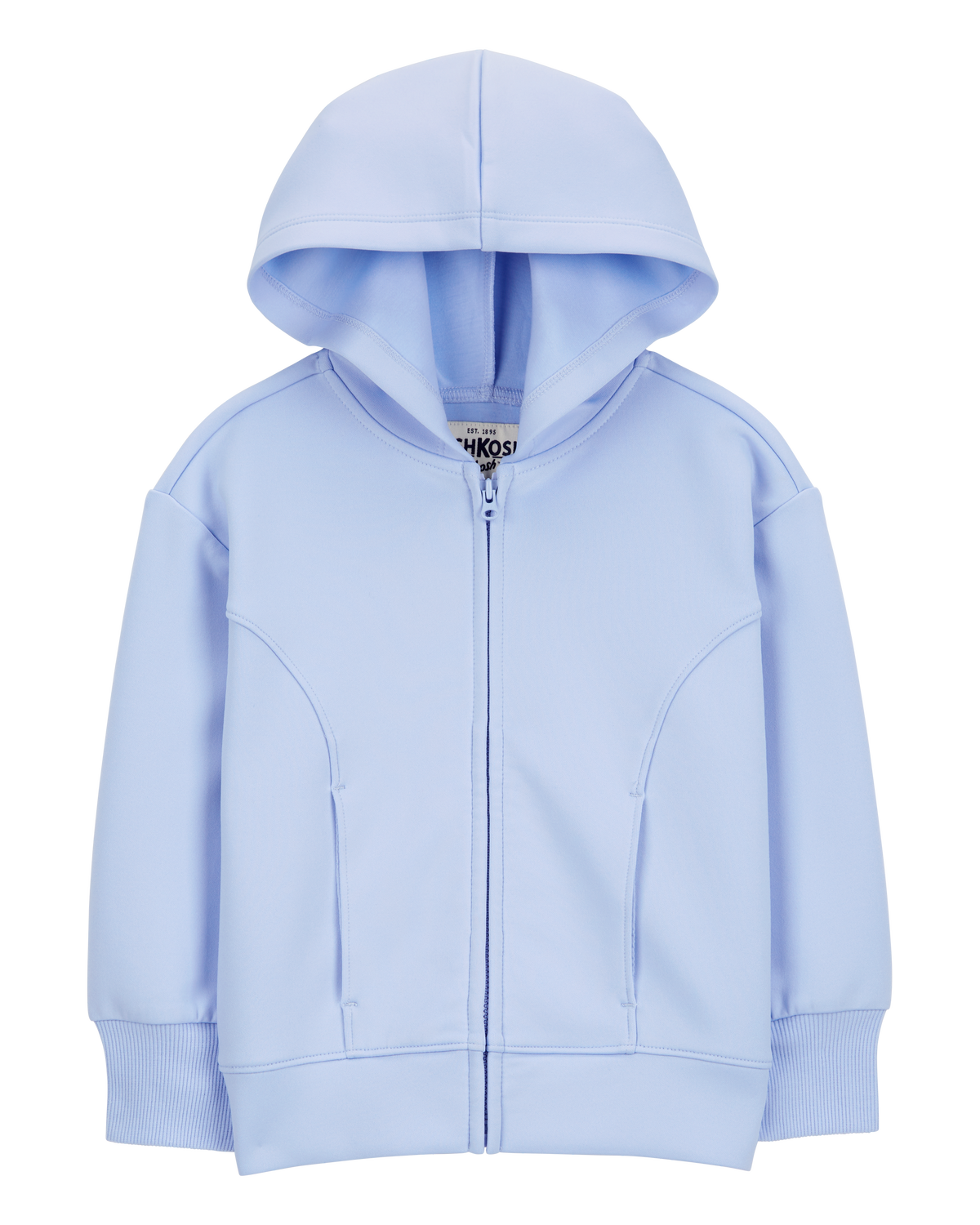 Toddler Stretch Tech Zip-Up Hooded Jacket - Blue - OshKosh
