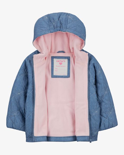  Product image 2 of Baby Quilted Chambray Mid-Weight Jacket