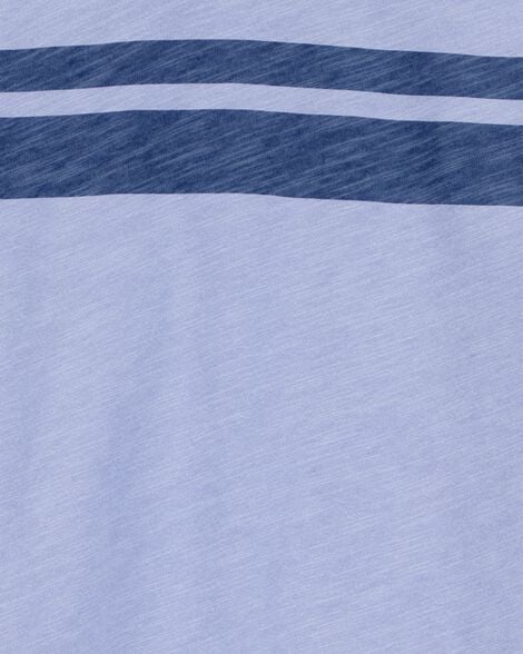 Product image 3 of Toddler 2-Piece Striped Short-Sleeve Tee & Pull-On Shorts Set - Blue