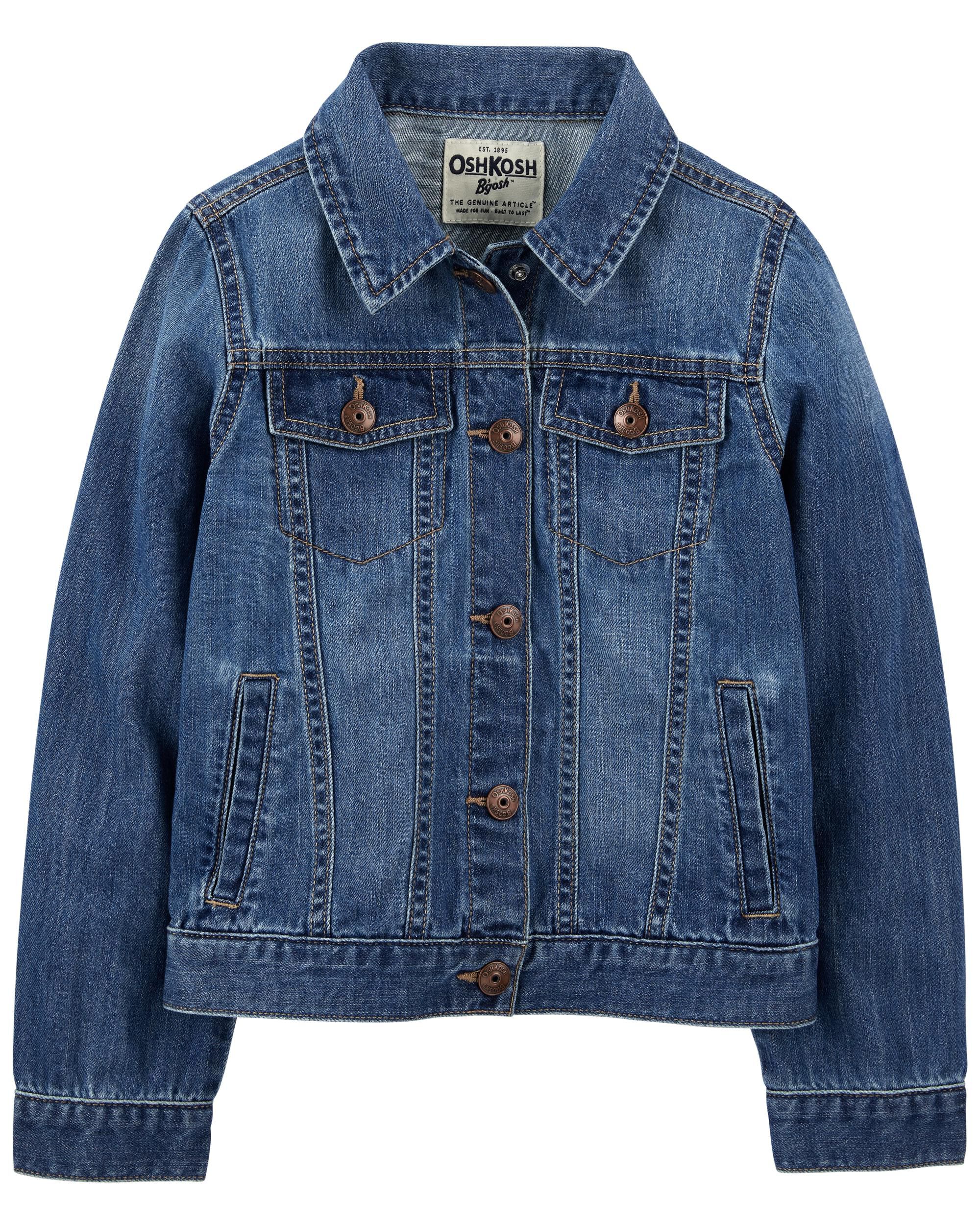 carters denim jacket girl