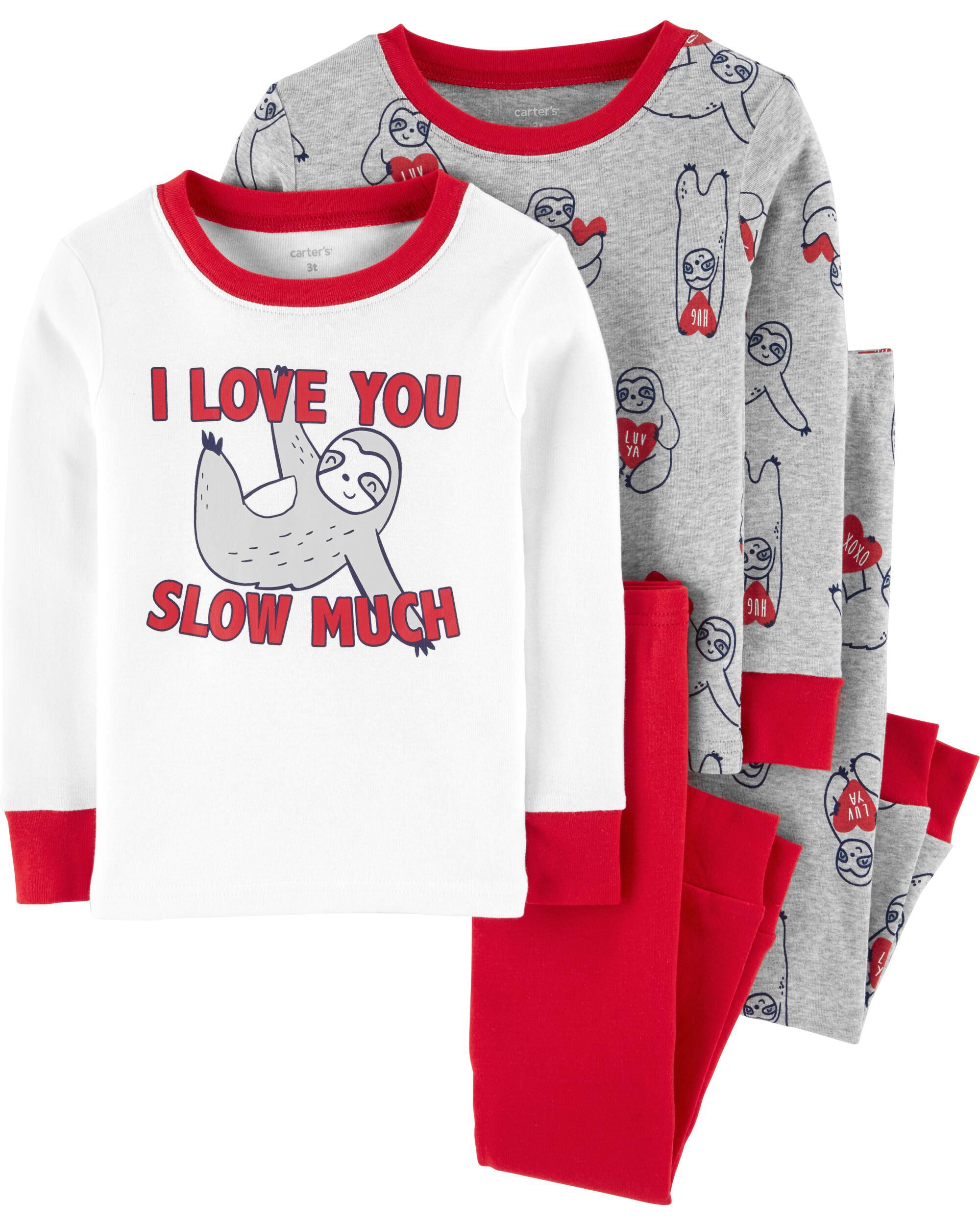 Carter/'s 4-Piece PJs Boys Pajamas size 5T