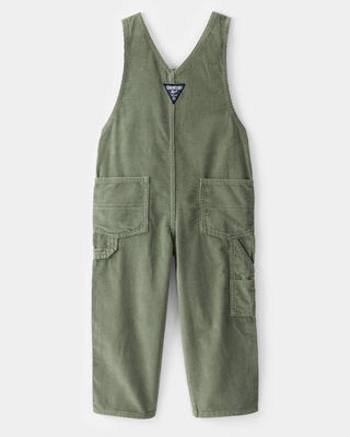Product image 2 of Toddler Solid Corduroy Overalls - Green